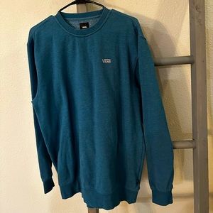 Men’s vans crew neck blue XL